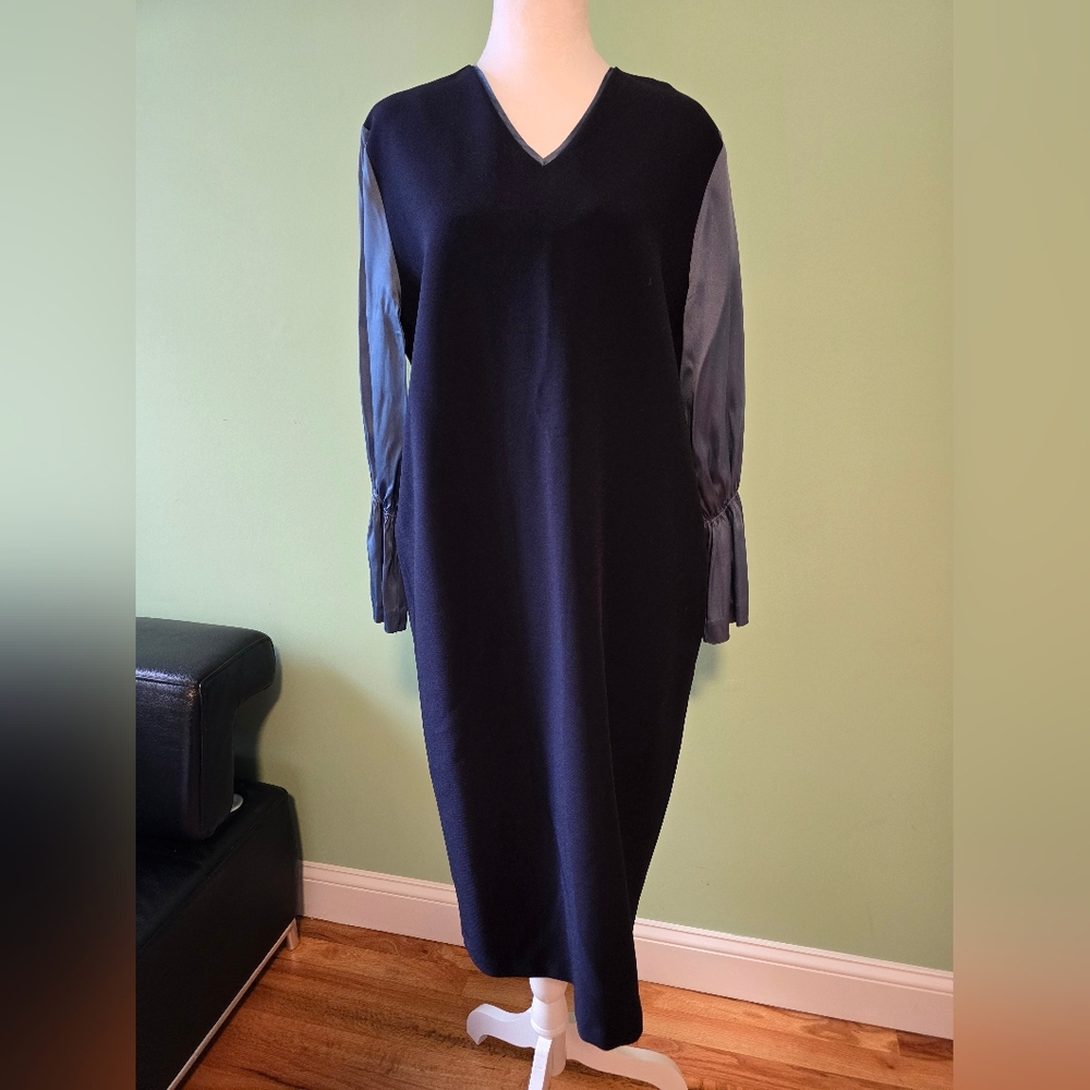 Elegant Navy and Blue Women's Dress